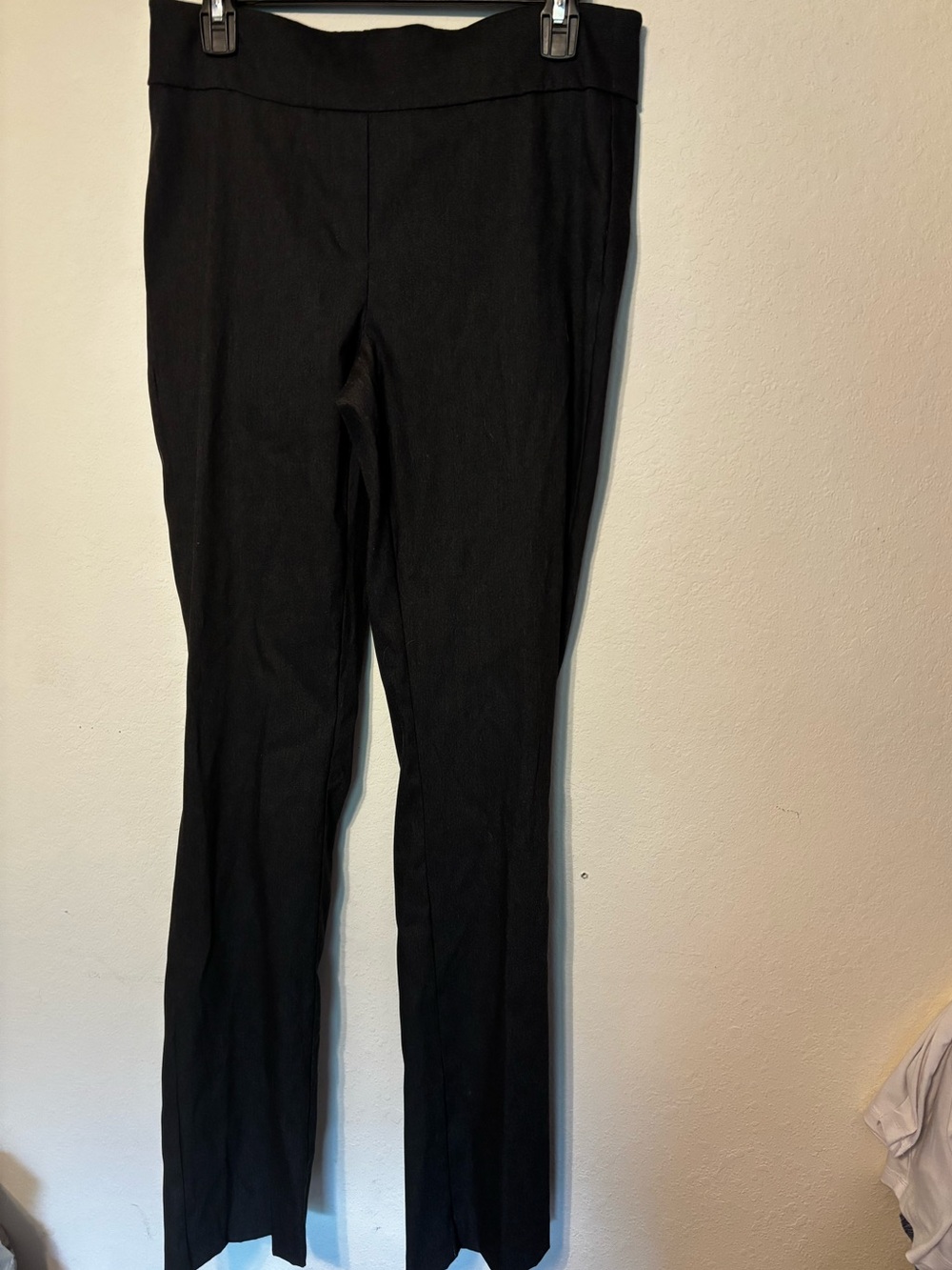 Rekucci Pull-On Bootcut Pants 10 Tall Dark Charcoal Comfort Stretch Dress Pant